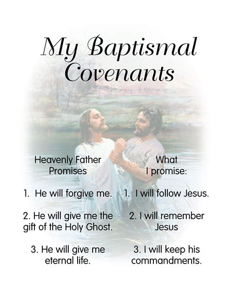 8 X 10 Covenant Photo Poster 4 770×6 120 Pixels Baptism Lds