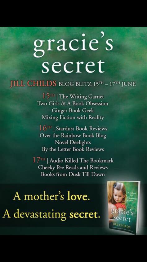 Gracies Secret By Jill Childs Authorjill Bookouture Two Girls And