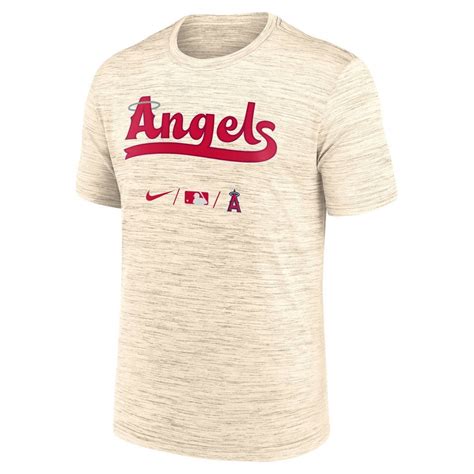 T Shirt Mlb Los Angeles Angels Nike City Connect Practice Velocity Basket Ballers