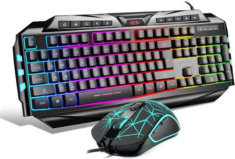Gaming Keyboard And Mouse Combomagegee Gk710 Wired Backlight Keyboard