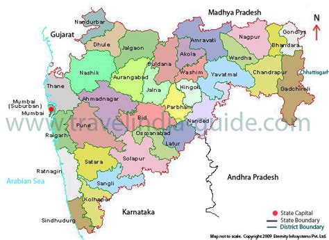 Maharashtra Map And Maharashtra Districts Map