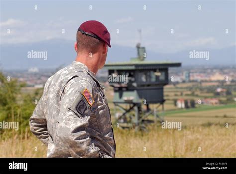 Italy Camp Ederle Us Army Base In Vicenza Guard Tower In Longare