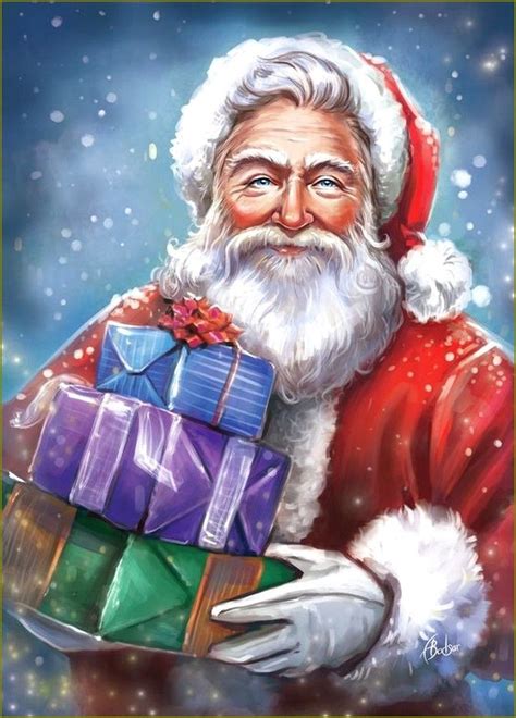 Le Père Noël en illustration par Alla Badsar - Balades comtoises