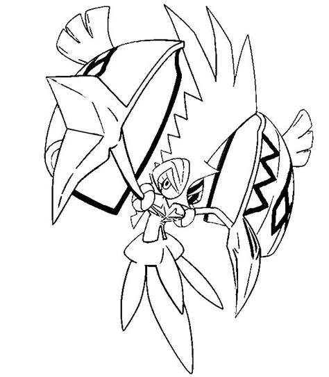 Tapu Koko Moon coloring pages, Pokemon coloring pages, Superhero