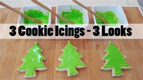1 teaspoon extract (i use almond because i use almond in my sugar cookies, but other flavors like vanilla, lemon. How to Make Cookie Icing Three Ways with Three Looks - YouTube