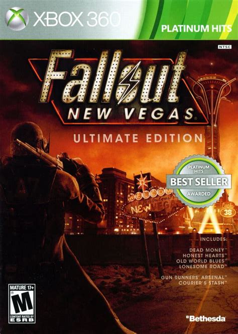 Fallout New Vegas Ultimate Edition 2012 Xbox 360 Box Cover Art