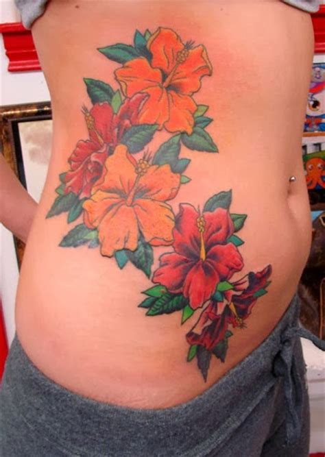 Fabdiva Hibiscus Tattoos Flower Tattoos Girl Tattoo