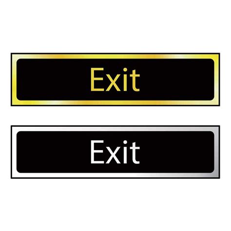 Ese Direct Exit Mini Sign