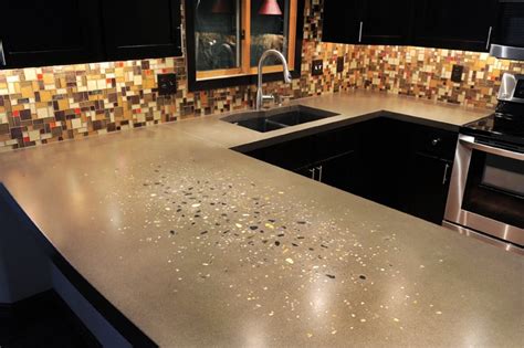 Modern Kitchen Countertops From Unusual Materials 30 Ideas