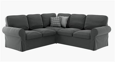 This small space reversible sectional sofa that works well in any corner or living room. Realistic ikea ektorp corner sofa 3D - TurboSquid 1403433