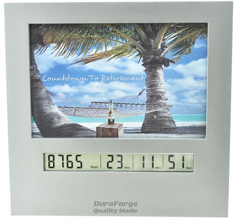 Retirement Countdown Clock With Large Display Digital Timer And 4x6