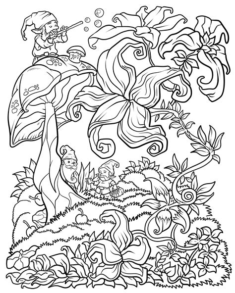 Adult Nature Coloring Pages