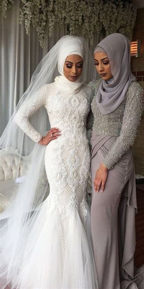 18 Of The Most Exclusive Muslim Wedding Dresses Wedding Dresses Guide Muslim Wedding Dresses