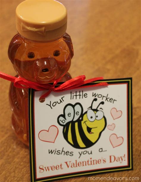 Valentine's day teacher gift ideas. Bee-themed Teacher Valentine's Gift