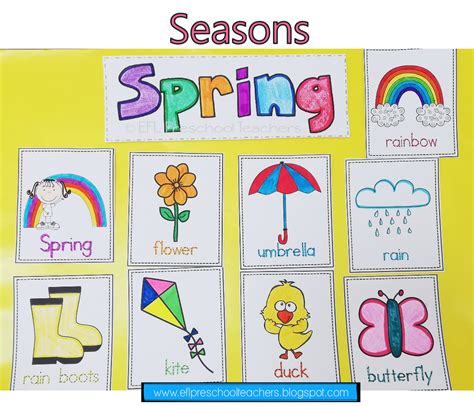 Esl Seasons Students Can Sort All The Flashcards Into Seasons Using