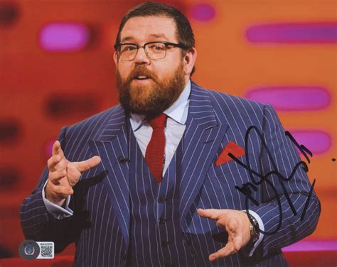 Nick Frost Signed 8x10 Photo Beckett Coa Pristine Auction