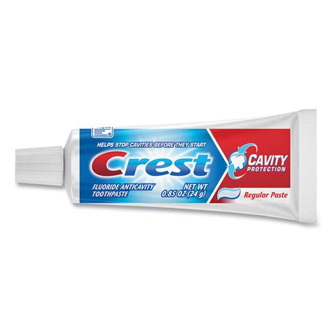 Crest Toothpaste Personal Size 085oz Tube 240carton Mormax