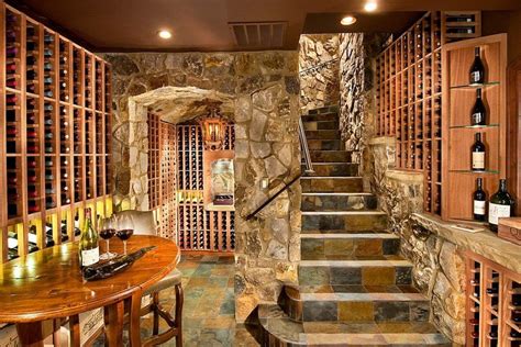 The best area of the basement is in a corner with exposed foundation walls. 5 Ideas for Your Dream Wine Cellar | Home wine cellars, Wine room design, Wine cellar basement