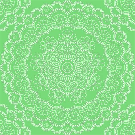 Mandala Seamless Pattern Stock Vector Illustration Of Curve 116957092