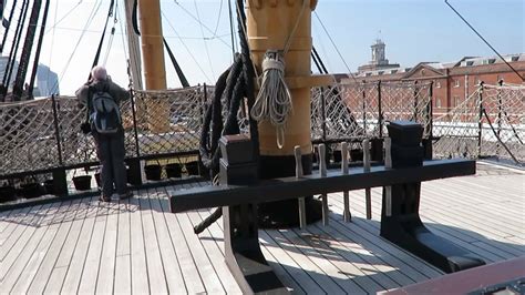 Hms Victory On Deck Youtube