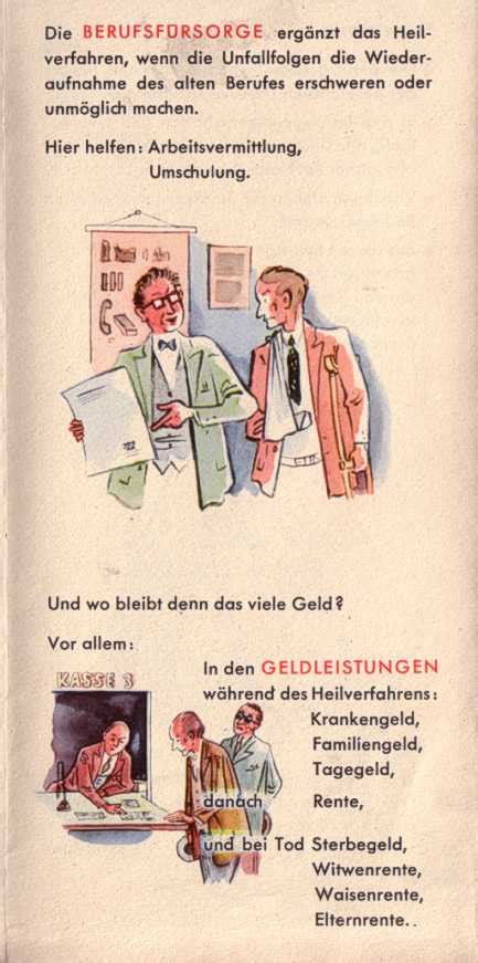 Eine berufsgenossenschaft ist verantwortlich für die umsetzung der gesetzlichen unfallversicherung in privaten unternehmen. Der dritte mann - Infos zu den Berufsgenossenschaften 50er ...