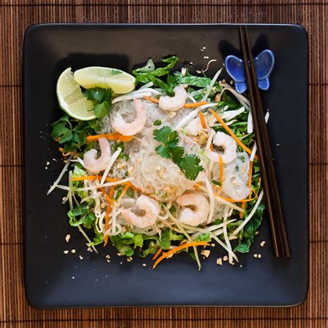 Asian Glass Noodle Salad With Shrimp Healthy Salad Recipes Glass