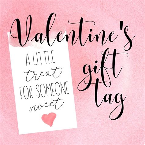 A Little Treat For Someone Sweet Valentine S Day T Tag Etsy