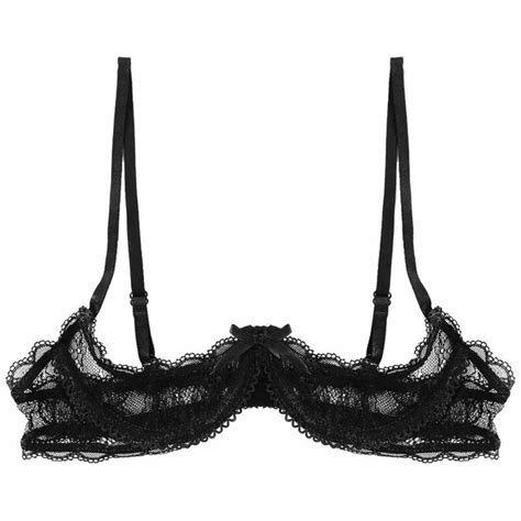 Us Sexy Women Lingerie Bra 14 Cups Bralette Push Up See Through