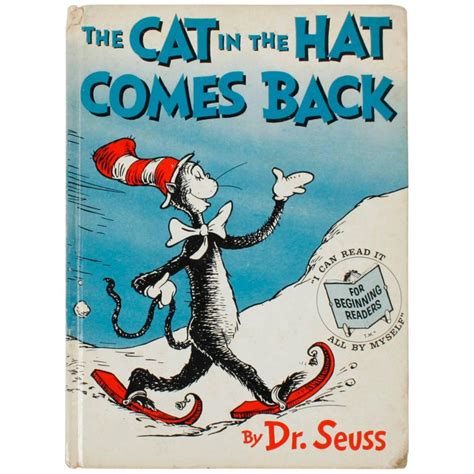 The Cat In The Hat Comes Back Book First Edition By Dr Seuss For