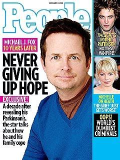Media Dis Dat Michael J Fox Talks About Life With Parkinson S In This Week S People Magazine