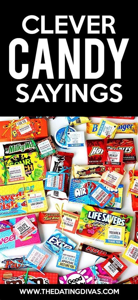 Clever Candy Sayings Candy Quotes Creative Candy Candy Bar Sayings