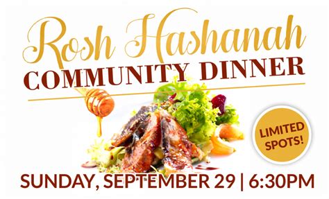 Rosh Hashanah Community Dinner Rsvp Chabad Jewish Center At Basking Ridge