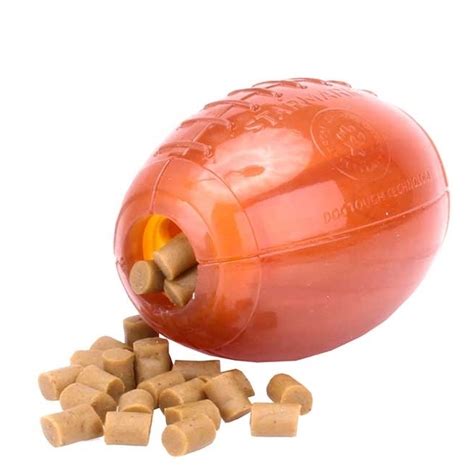 Starmark Football Treat Dispensing Dog And Puppy Toy Medium 9cm