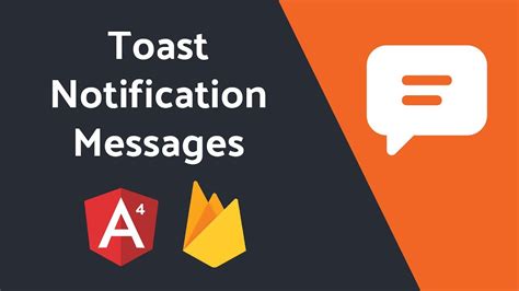 Add Toast Message Notifications To Your Angular App Youtube