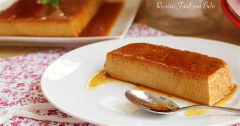 Flan de dulce de leche Cocina y recetas fáciles