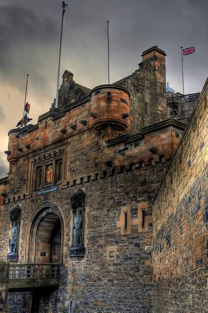 Ancient Edinburgh Castle Scotland Gavin Horn