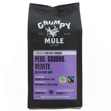 Grumpy Mule Peru Femenino Ground Coffee 227g Grumpy Mule