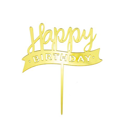 Torten Topper Kuchen Muffin Cupcake Aufsatz Happy Birthday Geburtstag