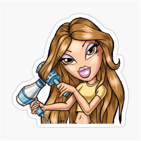 Bratz Cartoon Sticker For Sale By Cinlali Redbubble