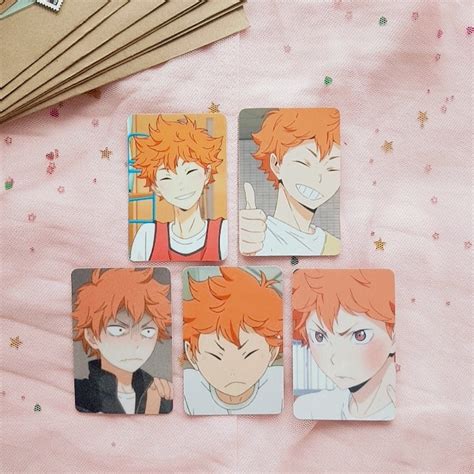 Haikyuu Photocards Haikyuu Merch Hinata Shouyou Tobio Kageyama Etsy