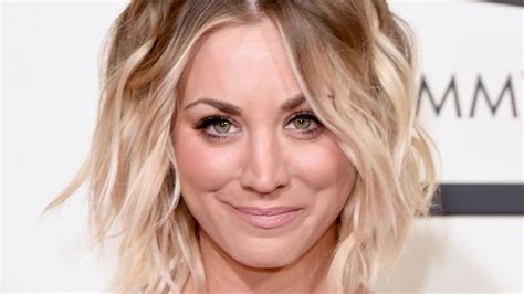 Kaley Cuoco Looks Glamorous In Sleek Sparkly Jumpsuit At The Grammys