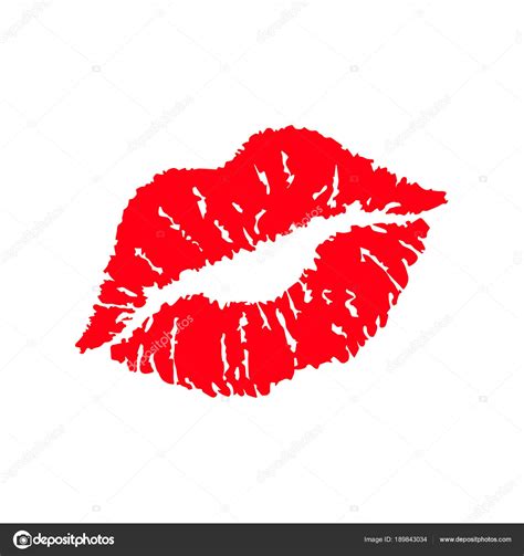 Print Lips Kiss Vector Background Stock Vector Image By ©winnievinzence