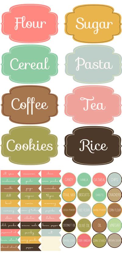 Diy Label Projects And Free Printables • The Budget Decorator