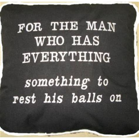 Imagine being married to a man who thinks you are not worthy of wonderful things, does not like to be seen with. For the man who has everything | embroidered cushion gift ...