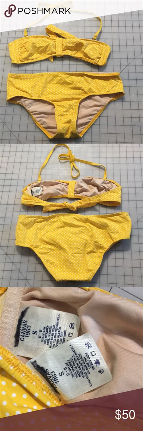Itsy Bitsy Teeny Weeny Yellow Polka Dot Bikini 👙 Yellow Polka Dot