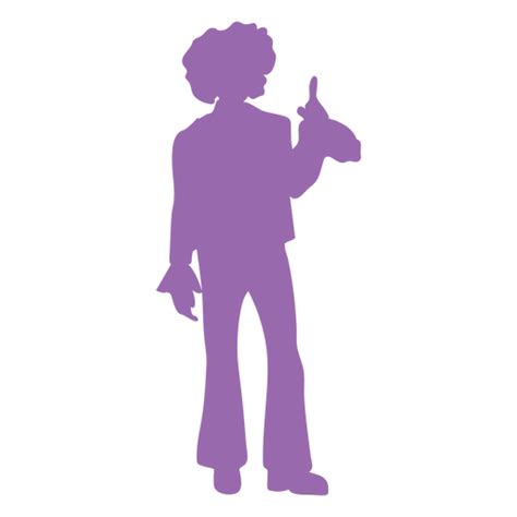 Purple Disco Move Silhouette Transparent Png And Svg Vector File