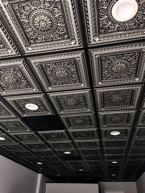 2x4 Black Ceiling Tiles
