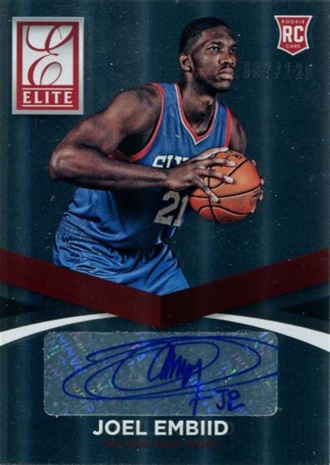 Recently added card # oldest newest highest srp highest price lowest price biggest discount highest percent off print run least in stock most in stock ending soonest. Future Watch: Joel Embiid, Rookie Basketball Cards, 76'ers