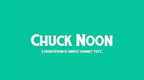 Chuck Noon Font Download Free For Desktop And Webfont