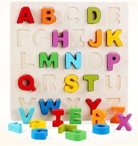 Wooden Chucky Alphabet Puzzle Keywest Internationale Sales Corp